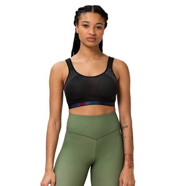Sport-BH Triaction Cardio mit Minimizer-Effekt schwarz <span itemprop=