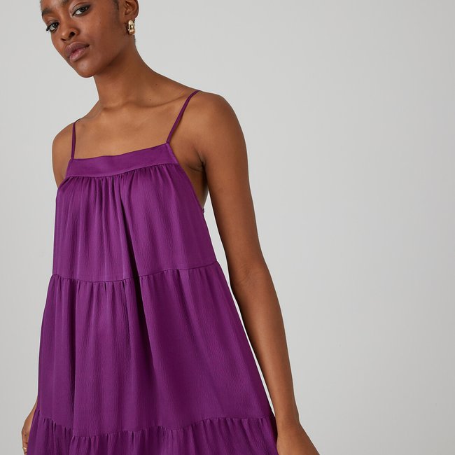 Abito prendisole lungo spalline sottili La Redoute Collections La Redoute
