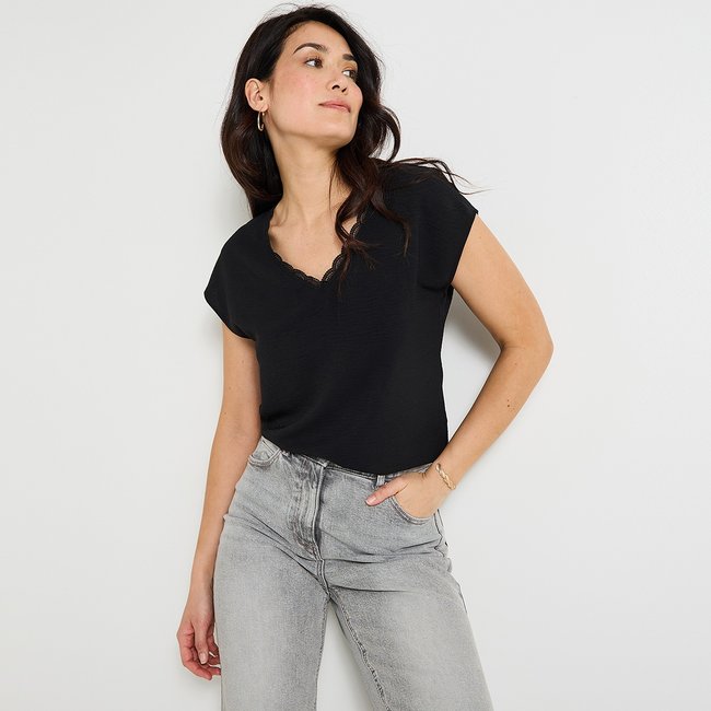 Blouse col V - GRAIN DE MALICE