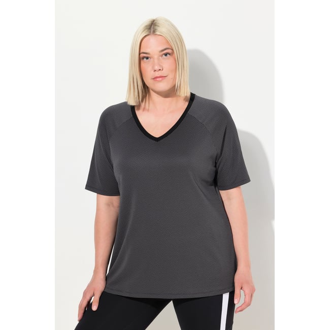 T-shirt de sport, séchage rapide noir <span itemprop=