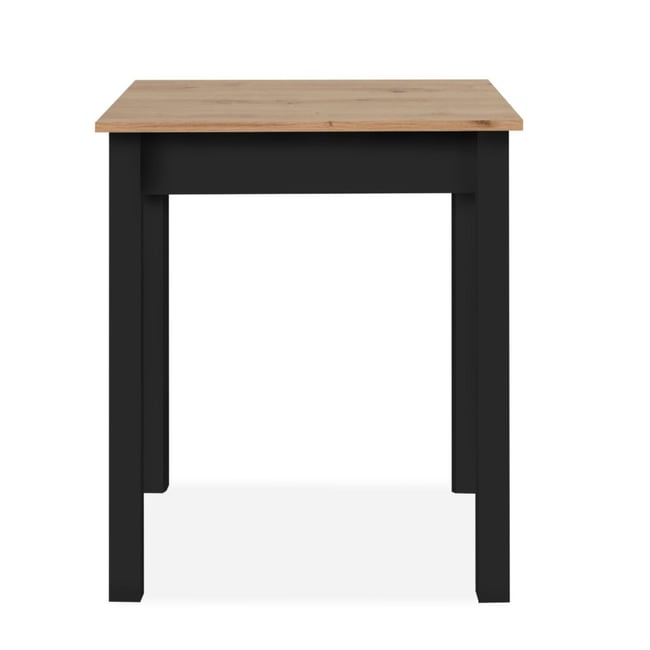 Table de cuisine moderne ALVA Couleur noir <span itemprop=
