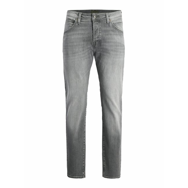Mike Straight Jeans, black denim, JACK & JONES