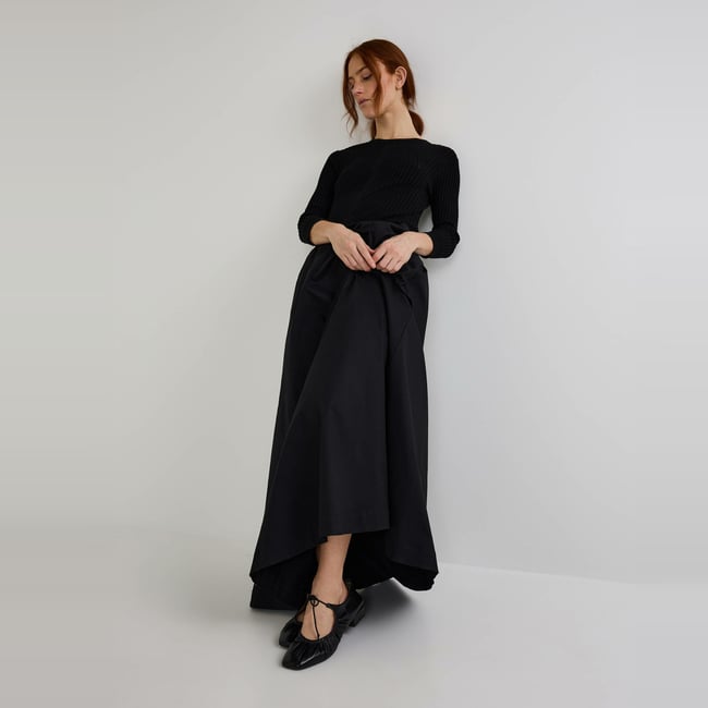 Robe longue bi-matière - MONOPRIX