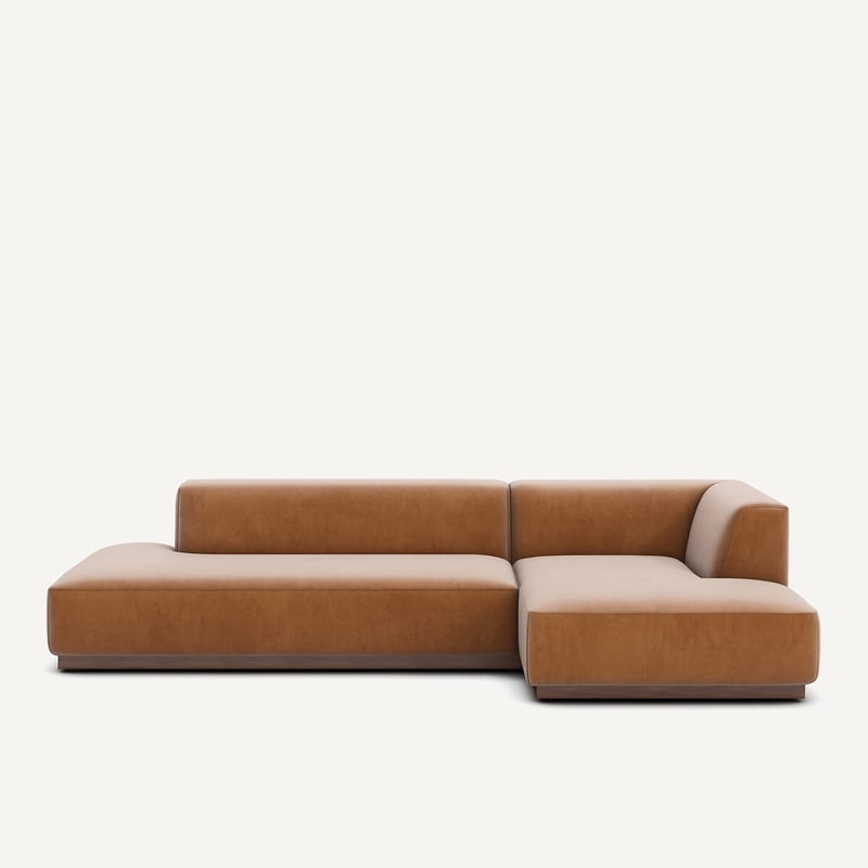 Am.pm Xl-ecksofa Jacopo Mit Ecke Rechts, Samt