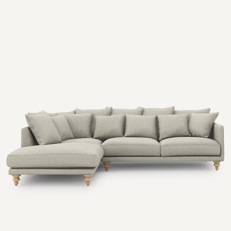 Am.pm Ecksofa Lazare, Tweed-optik