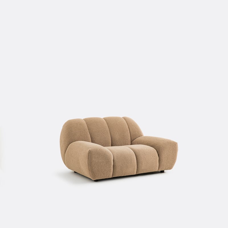 Xl-sessel Nuria, Dicker Bouclé