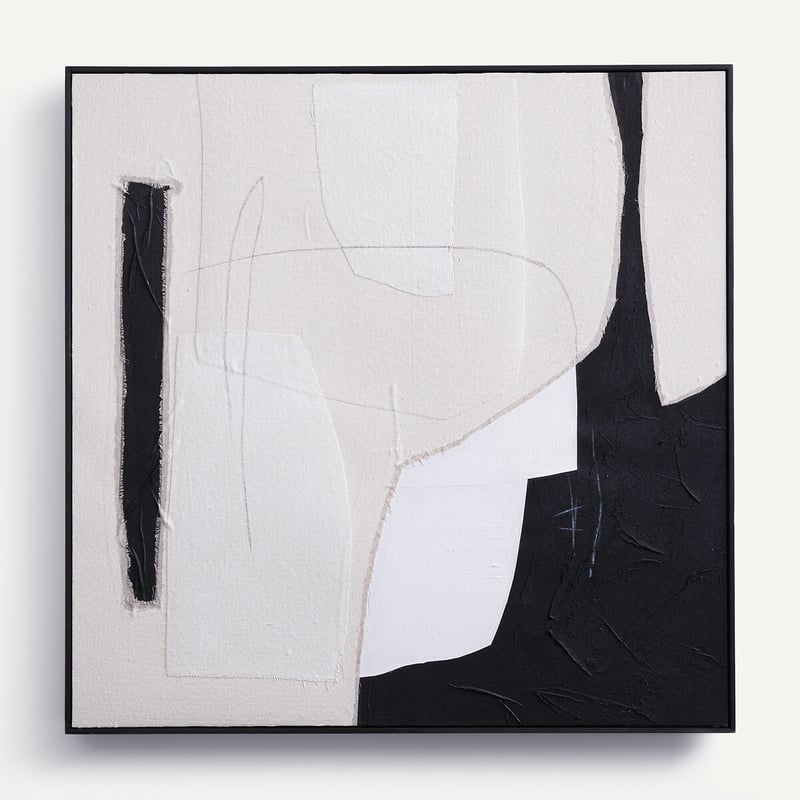 Am.pm Wandkunst Aus Geklebtem Und Bemaltem Stoff, Snoh