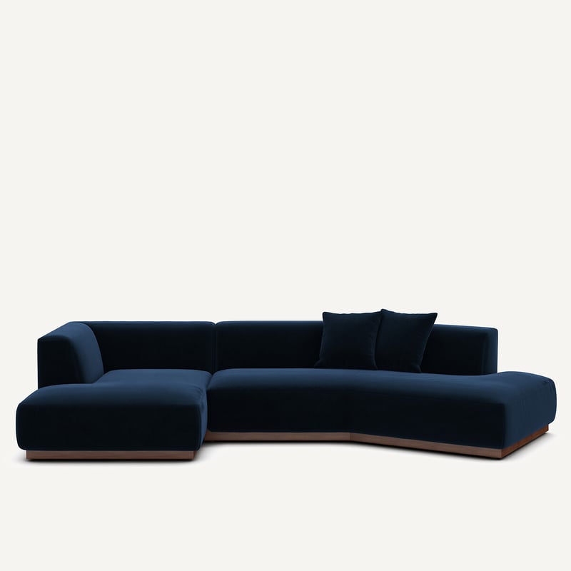 Am.pm Offenes Ecksofa Jacopo Mit Ecke Links, Samt