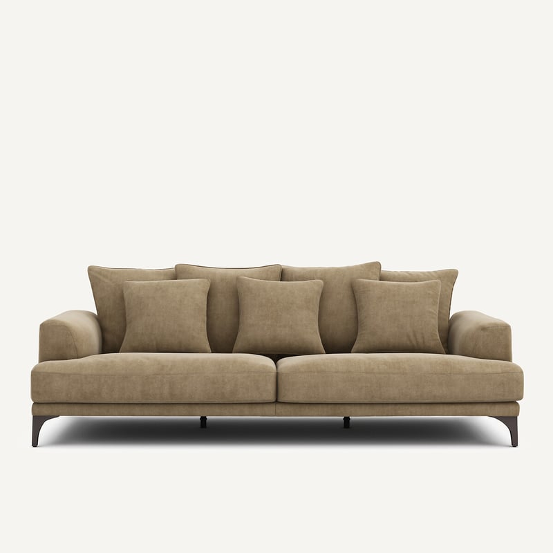 Am.pm 3- Oder 4-sitzer-sofa Armento, Stonewashed Velours