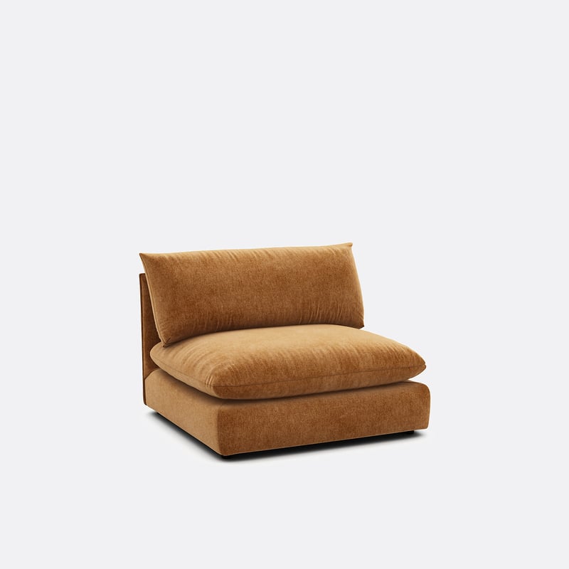 Sessel-element Malo Für Modulares Sofa, Aus Meliertem Polyester