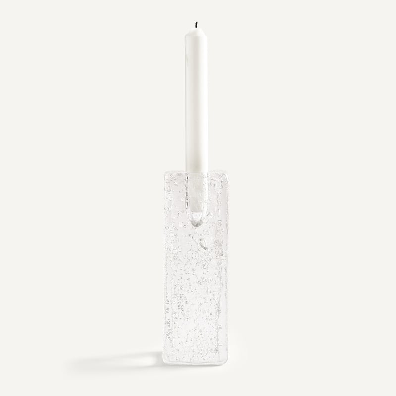 Am.pm Kerzenhalter Casare Aus Mundgeblasenem Glas, Höhe 18 Cm