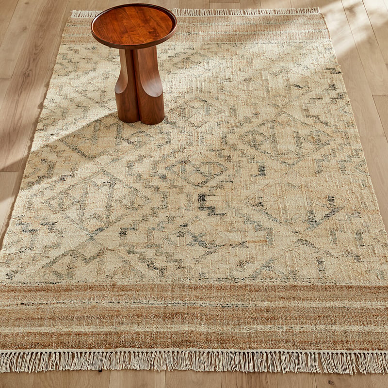 Am.pm Teppich Jelena, Jute, Handgewebt