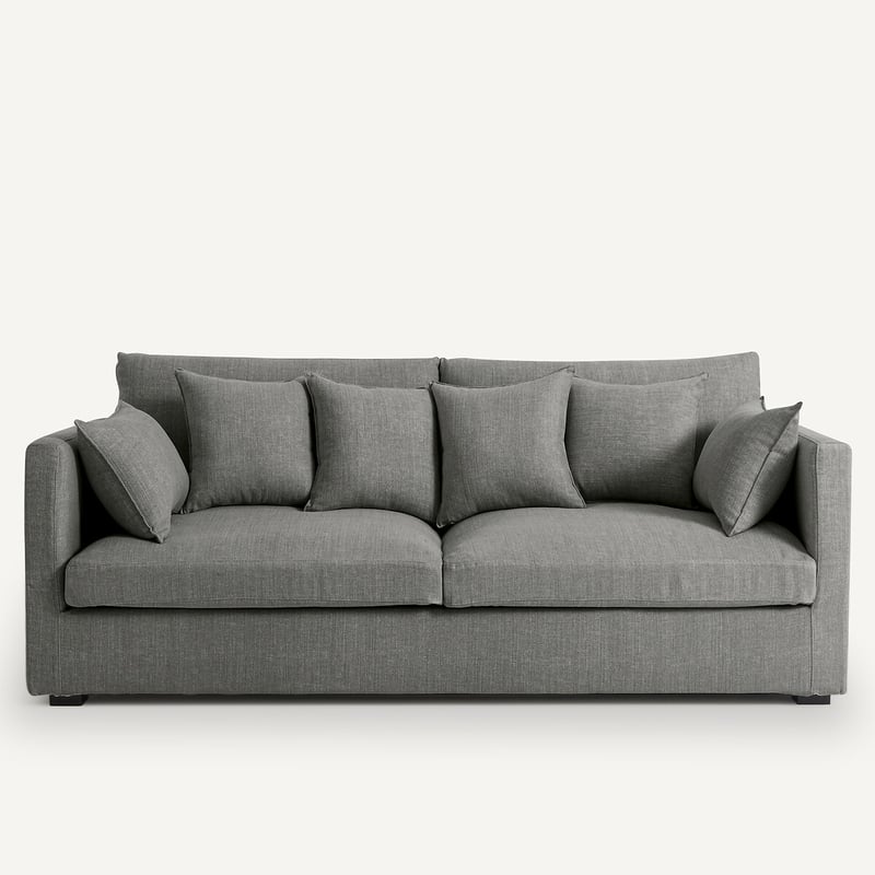 Am.pm Sofa, 3-, 4- Oder 5-sitzer, Aus Baumwolle Und Leinen, Néo Kinkajou
