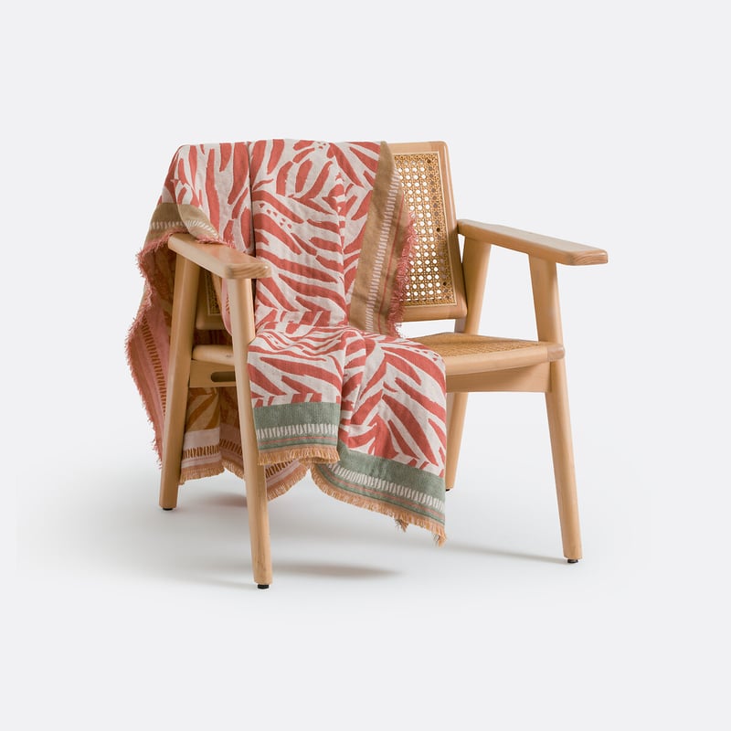 La Redoute Interieurs Jacquard-plaid Mit Fransen, Lean