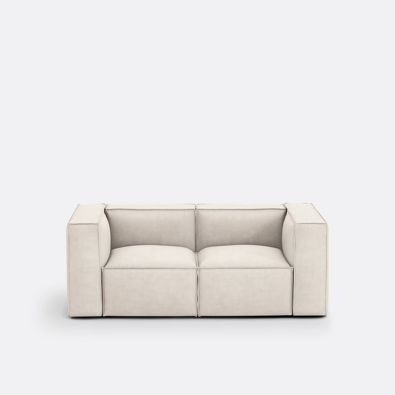 Modulares 2-sitzer-sofa Seven, Aus Cordsamt