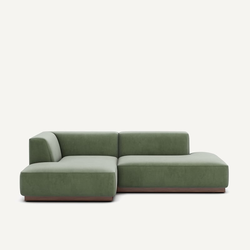 Am.pm Ecksofa Jacopo Mit Ecke Links, Samt