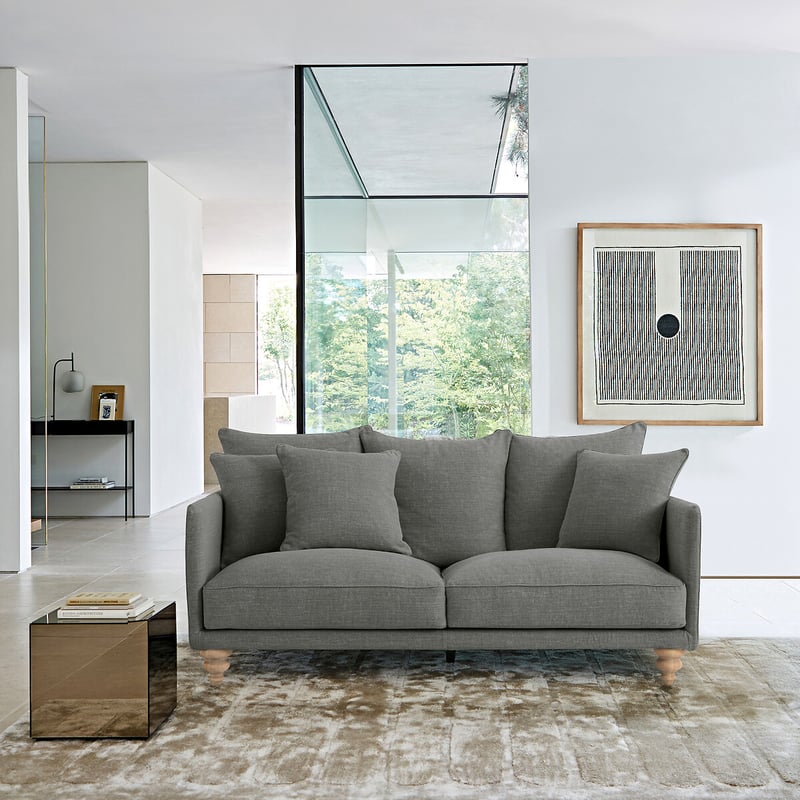 Am.pm Kompaktes Sofa Aus Baumwolle Und Leinen, Lazare