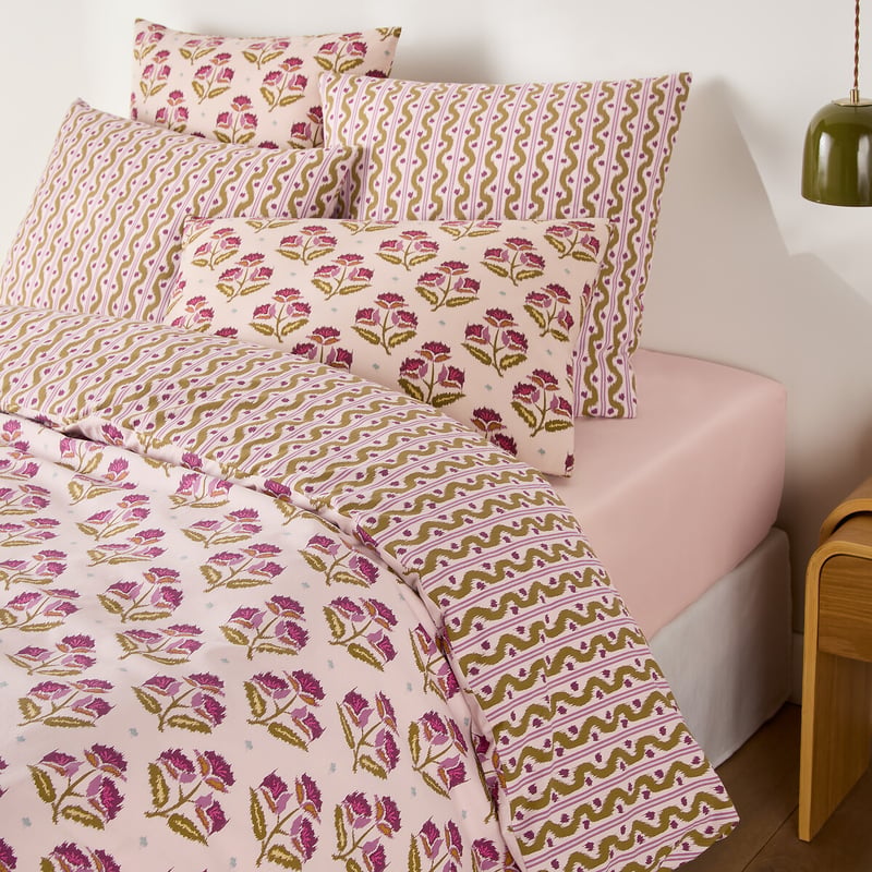 La Redoute Interieurs Duvetbezug Antes Aus Gewaschener Baumwolle Mit Blumenprint