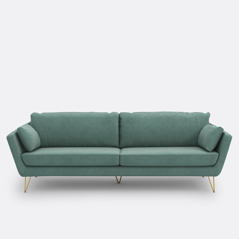 Sofa Aus Velours, 3-, 4- Oder 5-sitzer, Topim