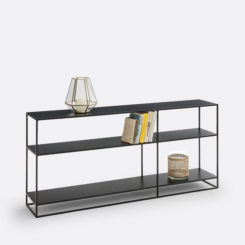 La Redoute Interieurs Niedriges Bücherregal, Aus Stahl, 2 Funktionen, Miva