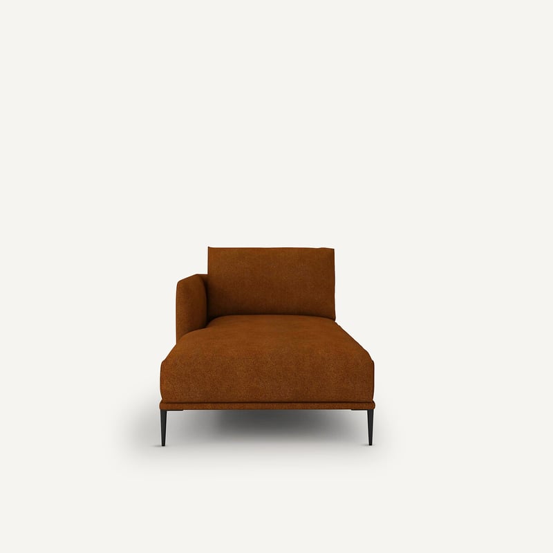 Emmanuel Gallina X Am.pm Chaiselongue Aus Meliertem Natté, Oscar, Design Emmanuel Gallina