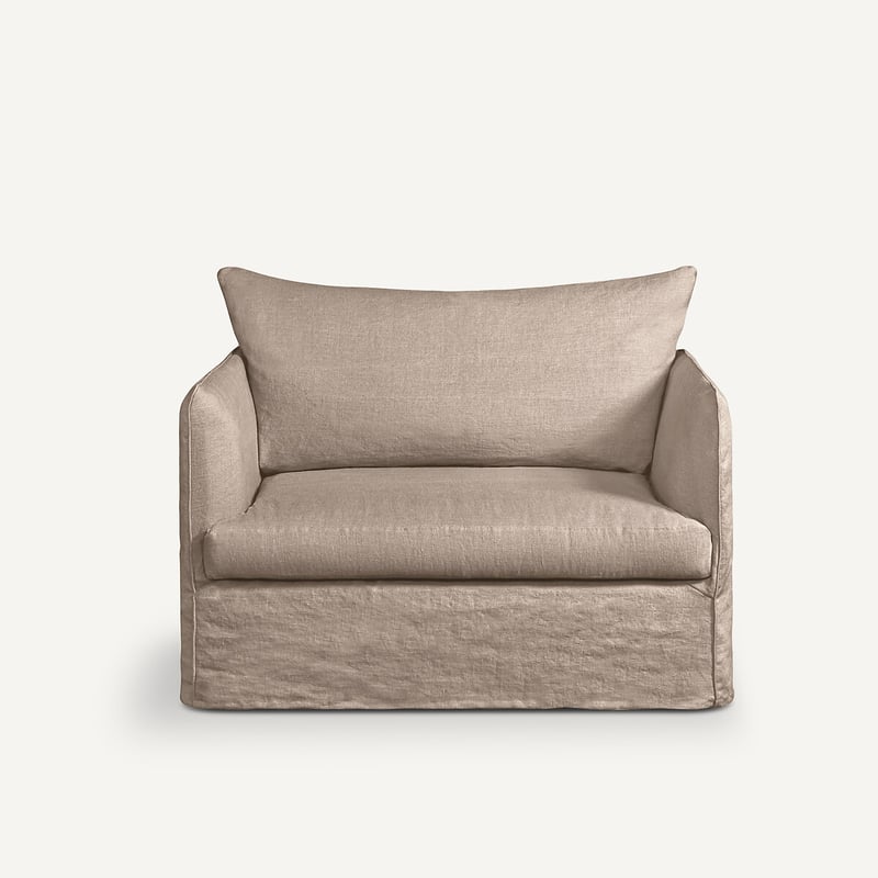 Am.pm Xl-sessel Neo Chiquito, Gecrashtes Leinen