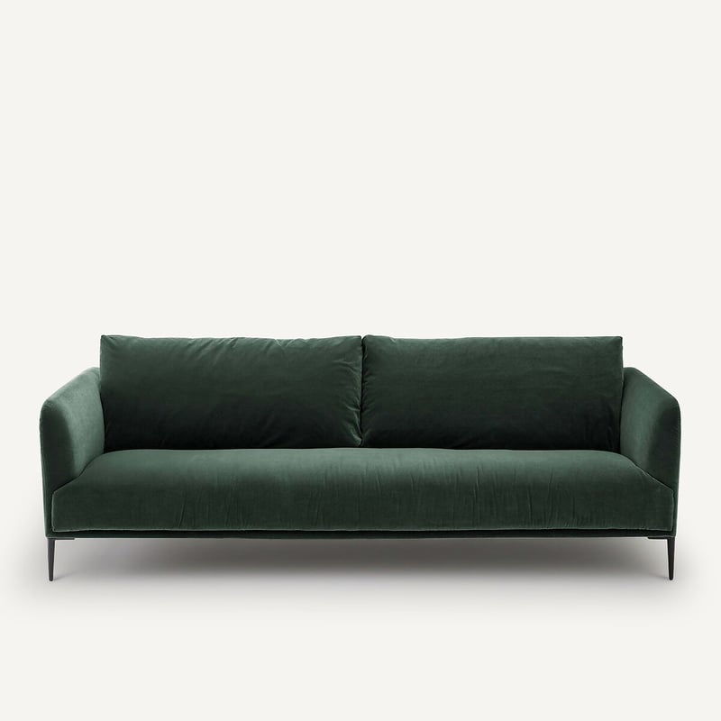 Emmanuel Gallina X Am.pm 3- Oder 4-sitzer-sofa, Samt, Oscar, Design Emmanuel Gallina