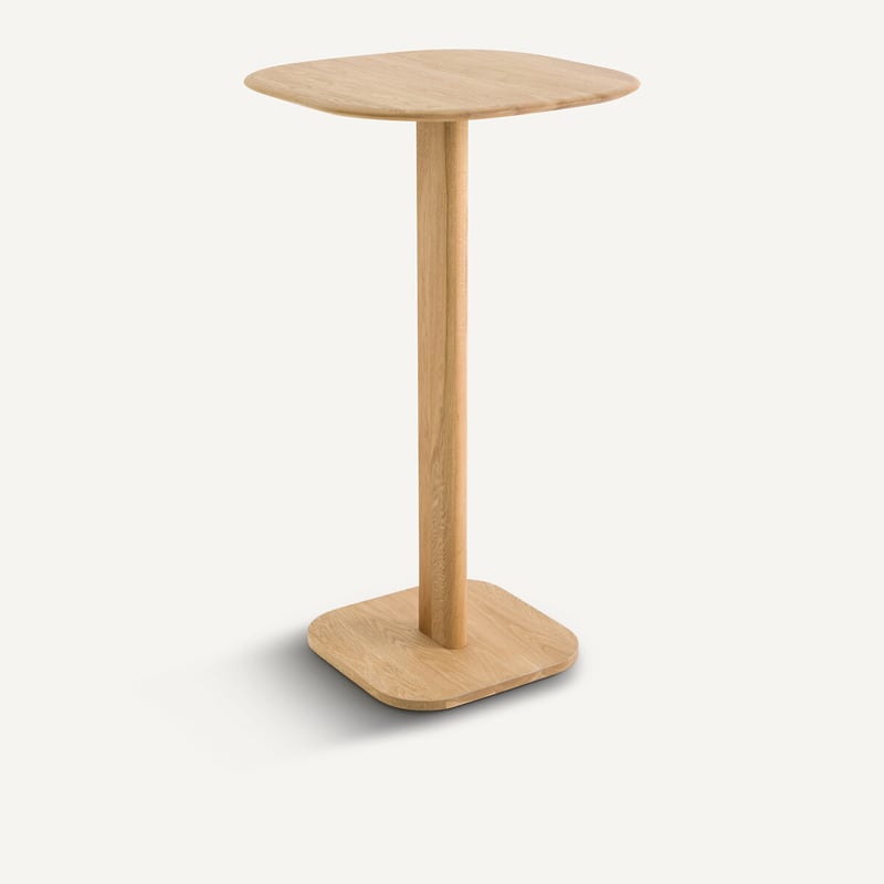 Am.pm X Emmanuel Gallina Hoher Bistrotisch Monceau Aus Massiver Eiche Und Eisenmetall, Design Gallina