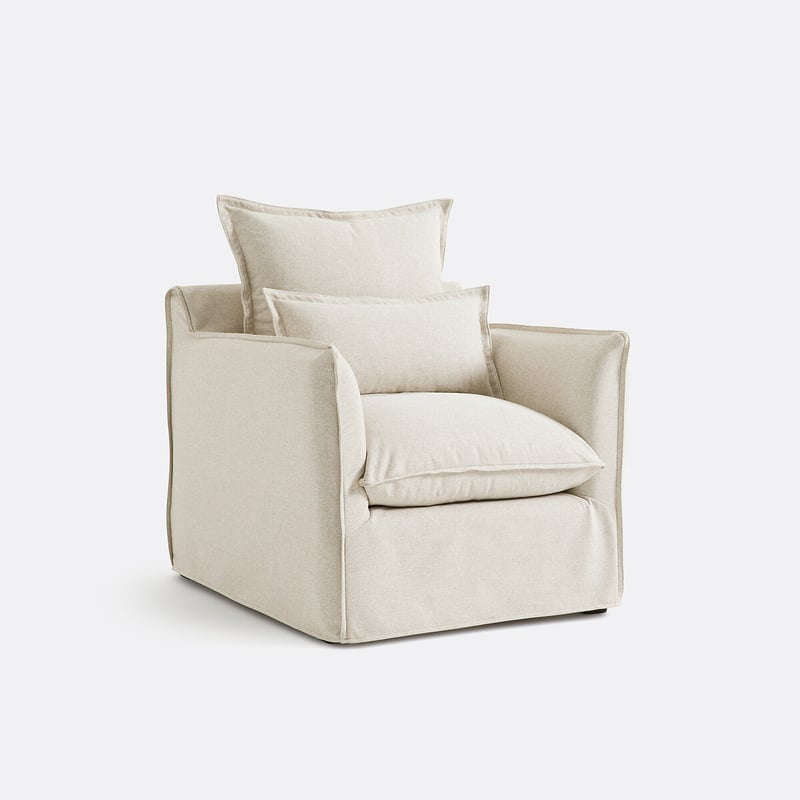 Sessel Odna, Abnehmbarer Bezug, Aus Polyester