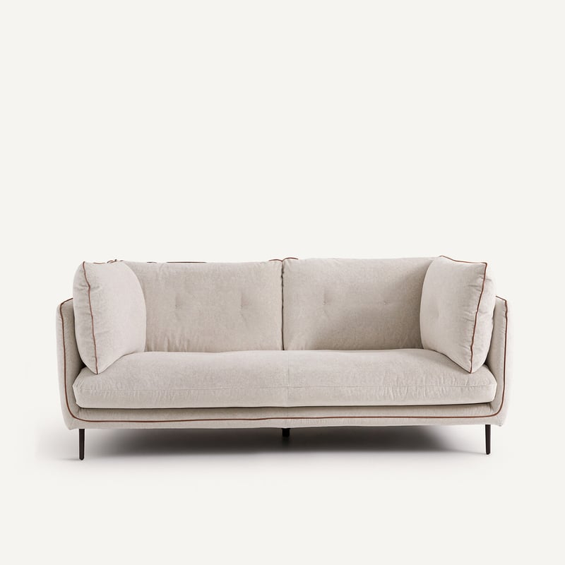 Am.pm Kompaktes Sofa Aus Leinenvelours, Botero