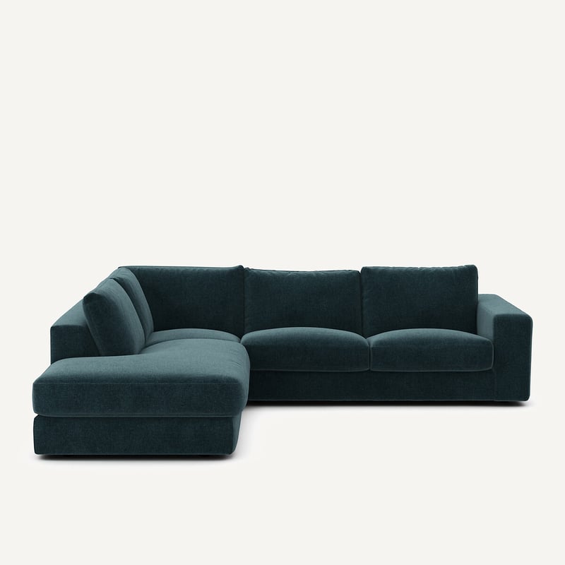 Am.pm Ecksofa Aus Chenille-velours, Skander