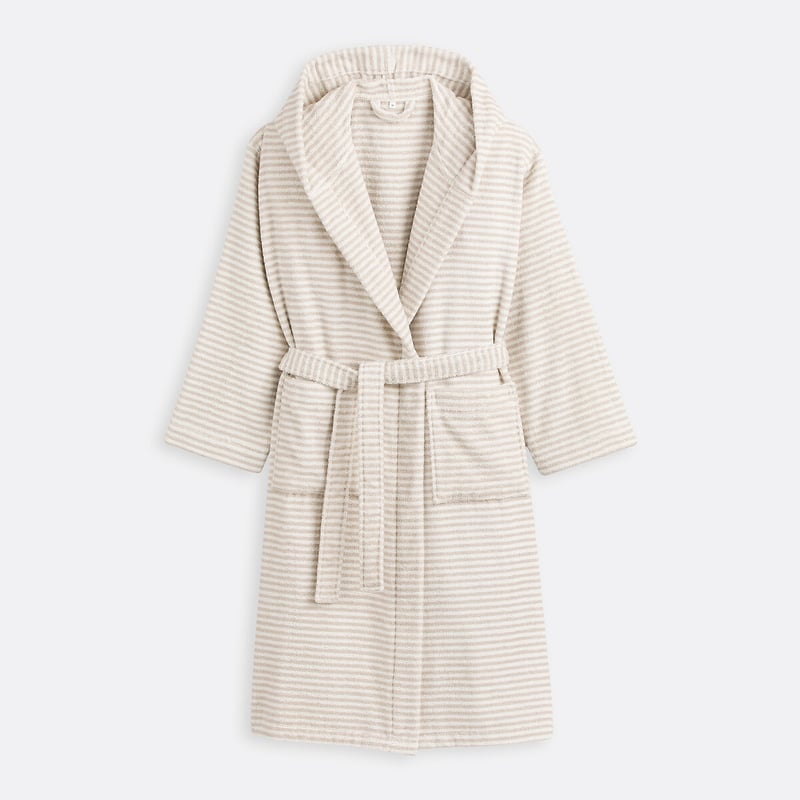 La Redoute Interieurs Bademantel Malo, Kapuze, Schlingenfrottee, 400 G/m²