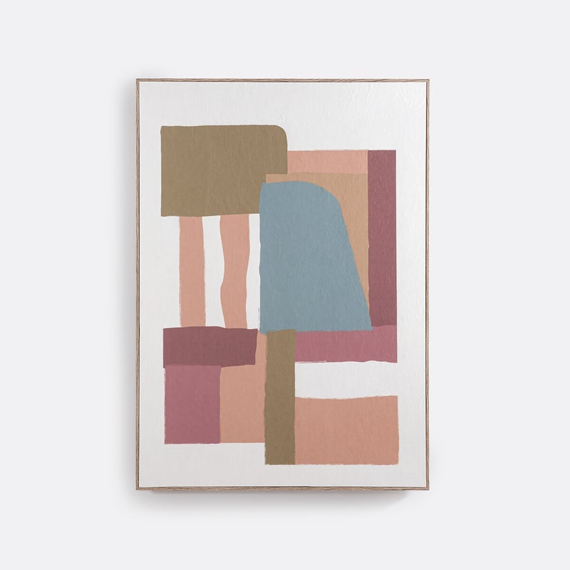 La Redoute Interieurs Gerahmte Leinwand, 50 X 70 Cm, Kaleia