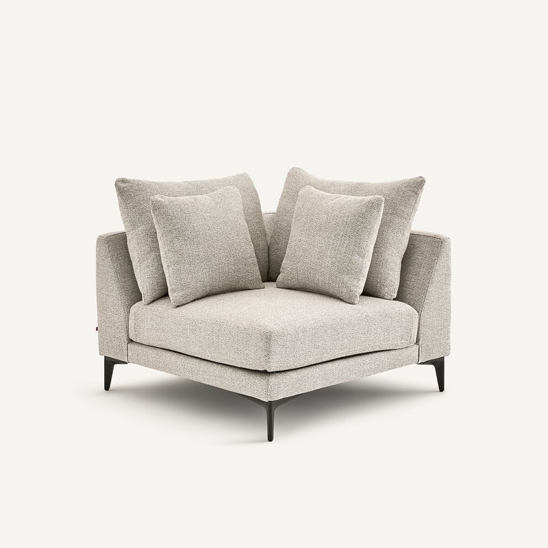 Am.pm X Emmanuel Gallina Ecksofa Aus Strukturiertem Mischgewebe, Moderniste, Design Emmanuel Gallina
