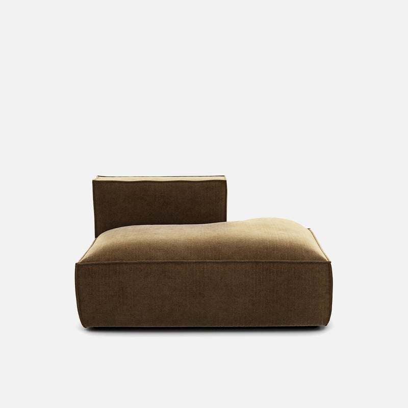 Récamière-element Rechts Für Modulares Sofa Seven, Aus Vintage-cord