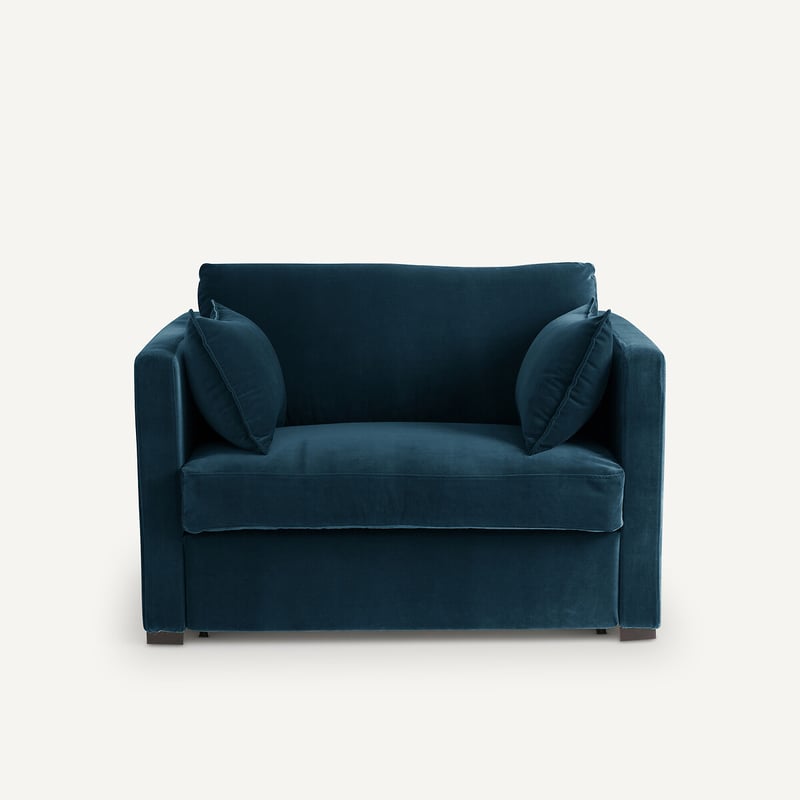 Am.pm 2-sitzer-sofa, Umwandelbar, Aus Samt, Neo Kinkajou