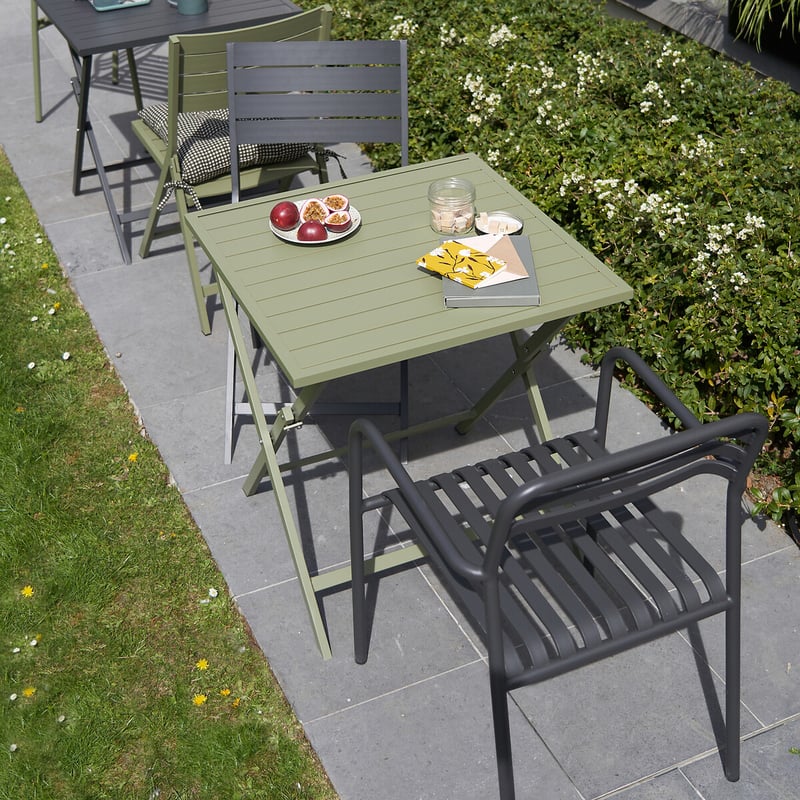 2er-set Gartenstühle Manni, Aluminium