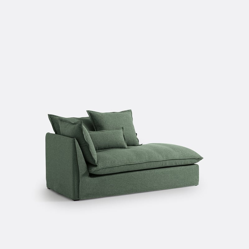 Chaiselongue Mit Abnehmbarem Bezug, Aus Polyester, Odna