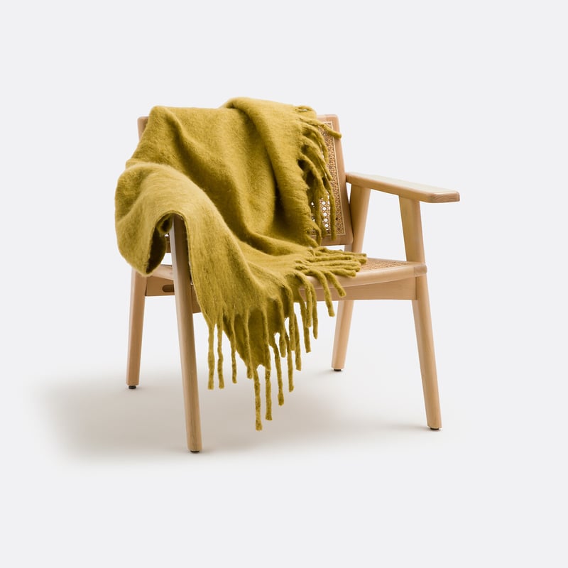 La Redoute Interieurs Plaid Balsam Mit Fransen