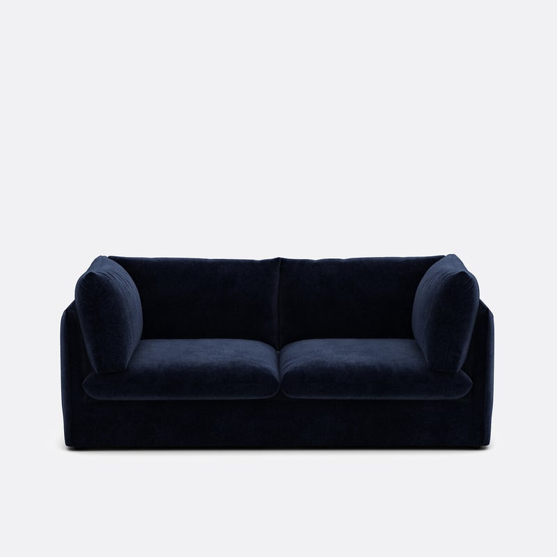 Sofa Malo, Rechtwinnklig, 3-sitzig, Aus Meliertem Polyester