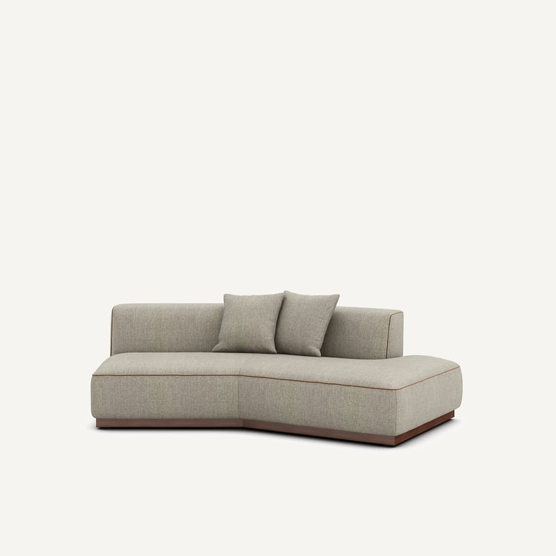 Am.pm Gerades Halbsofa Aus Tweed, Jacopo