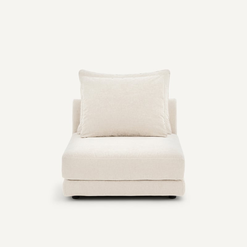 Am.pm Modularer Sessel Aus Chenille-samt, Tiberio