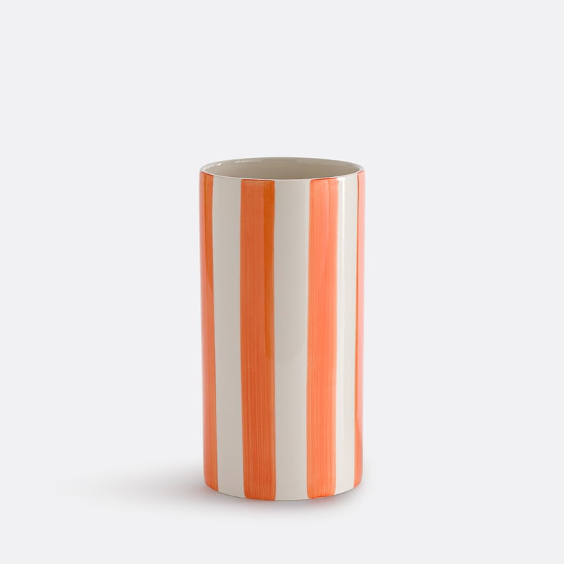 La Redoute Interieurs Vase Jaoma, Keramik Mit Streifenmuster, H. 25 Cm