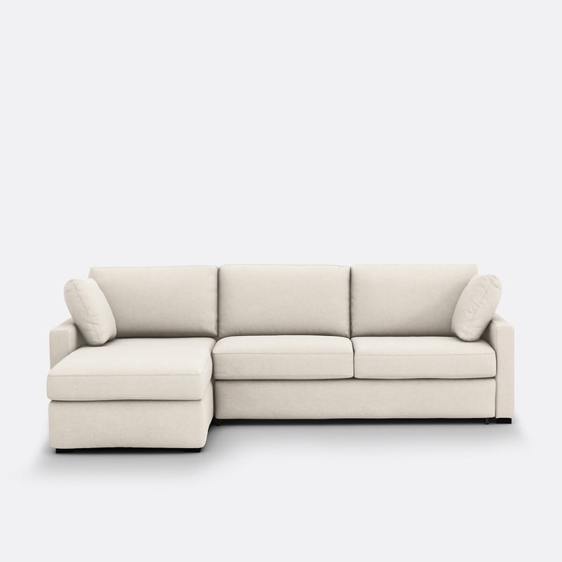 Ecksofa Timor, Mit Schlaffunktion, 4-sitzer, Polyester, Comfort Bultex®