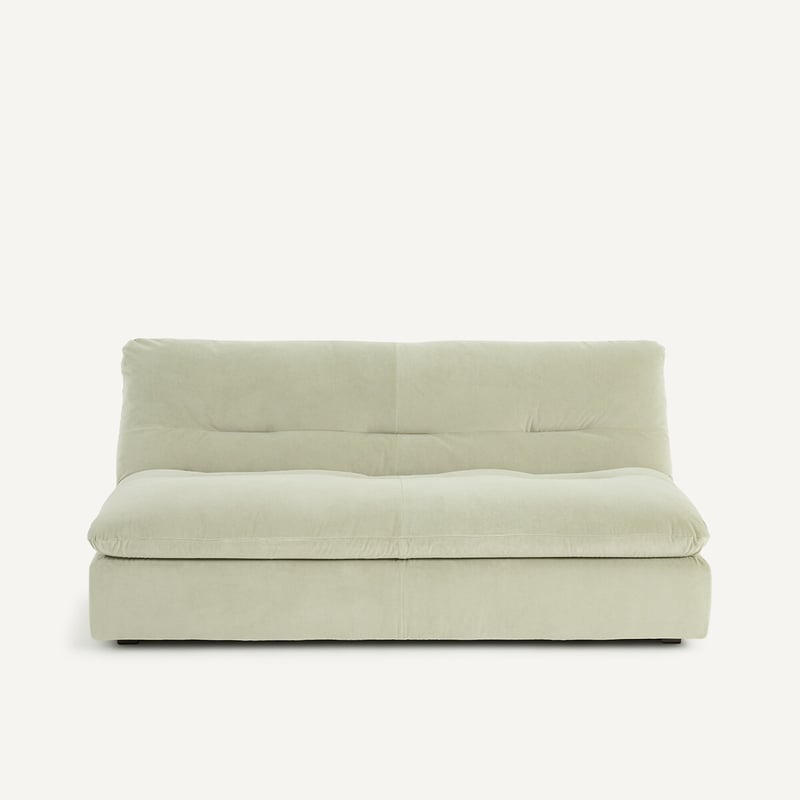 Am.pm Modulares 3-sitzer-sofa In Stonewashed Velours, Giuliano