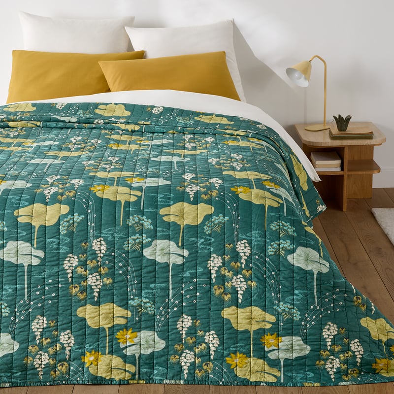 La Redoute Interieurs Bettüberwurf Aus Gestepptem Boutis-kantha, Baumwollvoile, Song
