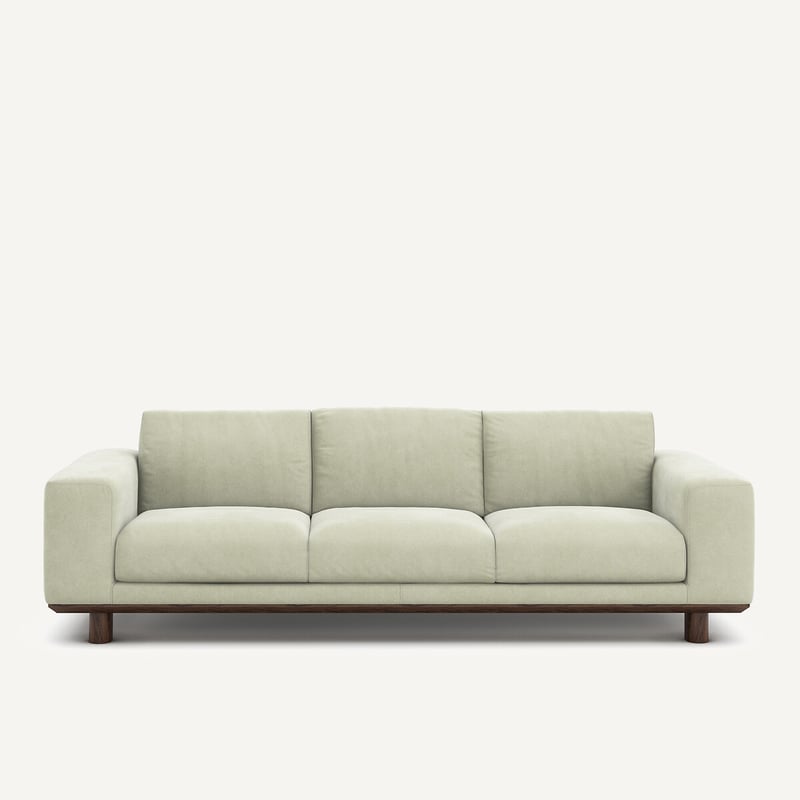 Am.pm Sofa Aus Stonewashed Velours, Cerea