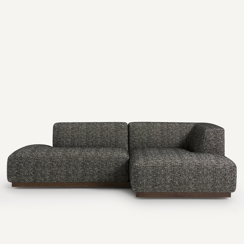 Am.pm Ecksofa Jacopo Mit Ecke Rechts, Bouclé
