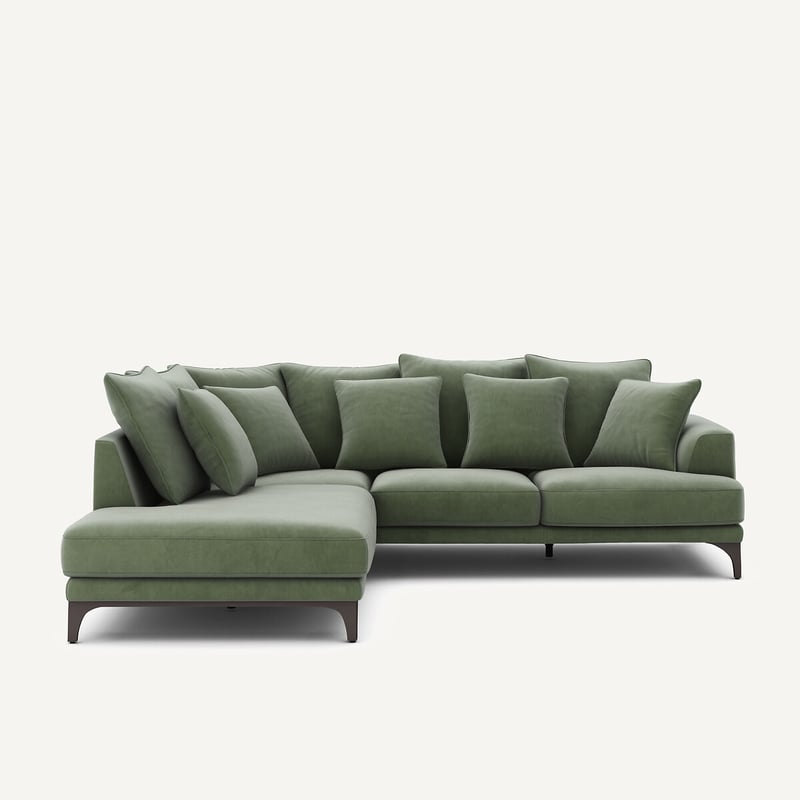 Am.pm Ecksofa Aus Samt, Armento