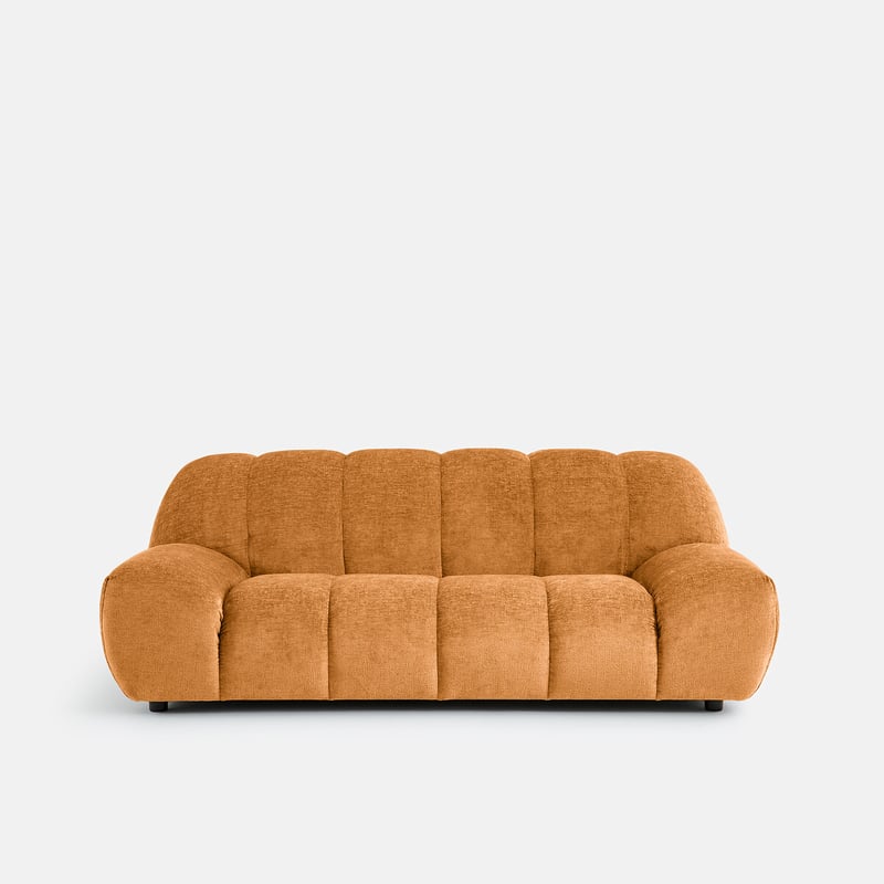 3-sitzer-sofa Aus Dickem Samt, Nuria